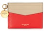 Buy 지방시 엣지 카드 홀더 레드/베이지