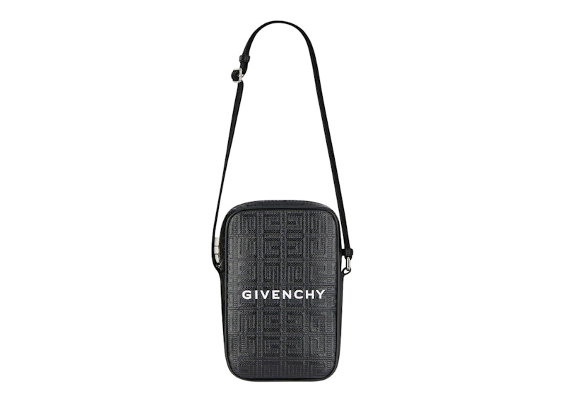 Givenchy Embossed Logo Vertical Bag Small Black/White
