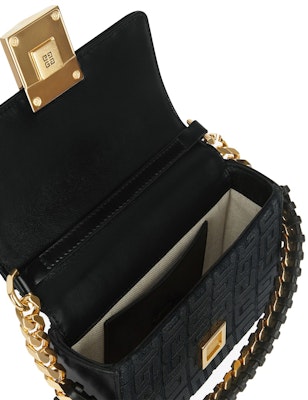 Givenchy Embroidered Canvas Bag Small 4G Black Lookbook Givenchy Embroidered Canvas Bag Small 4G Black