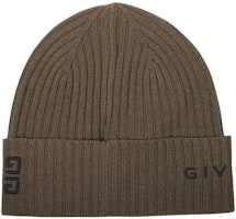 GIVENCHY Embroidered Logo Knit Beanie Green . GVCAPPU7122 GIVENCHY Embroidered Logo Knit Beanie Green . GVCAPPU7122