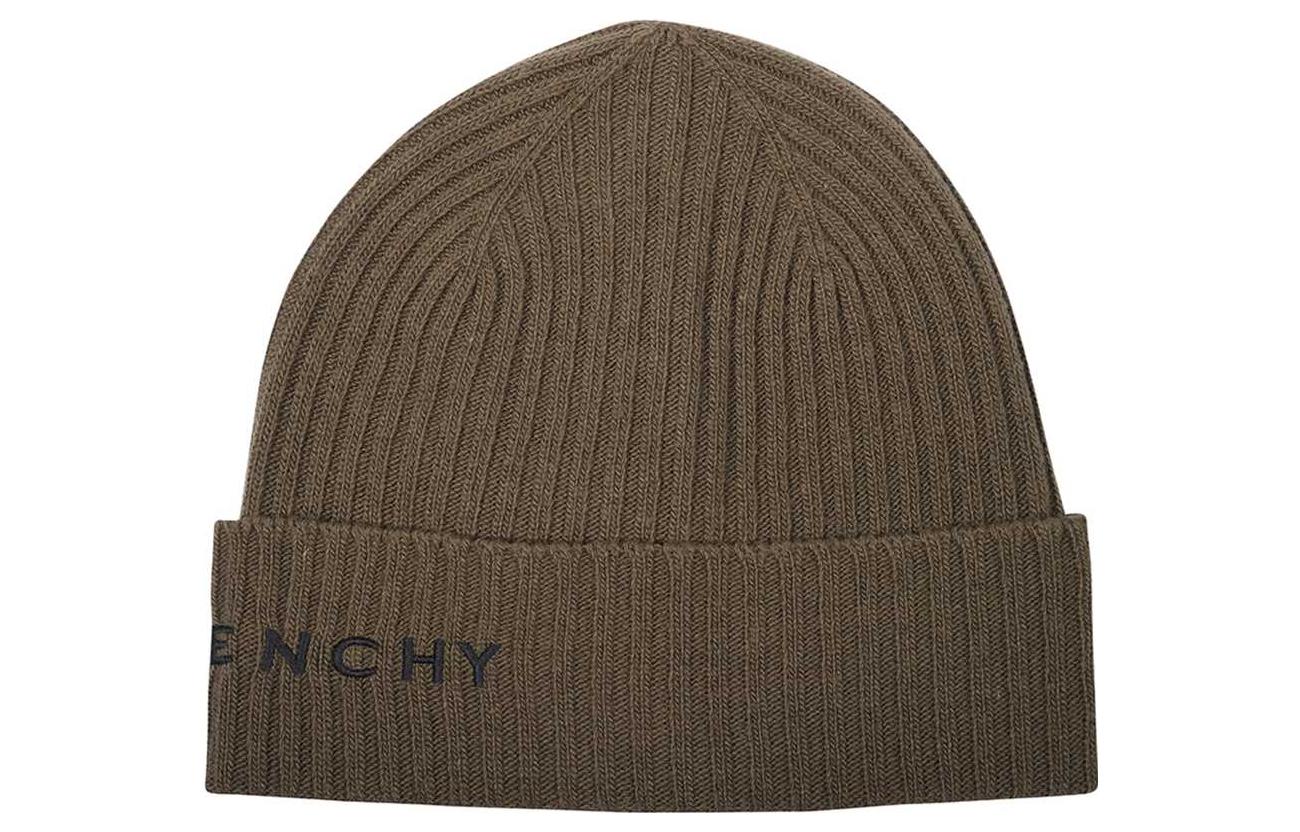 Lookbook 지방시 자수 로고 니트 비니 그린. GVCAPPU7122