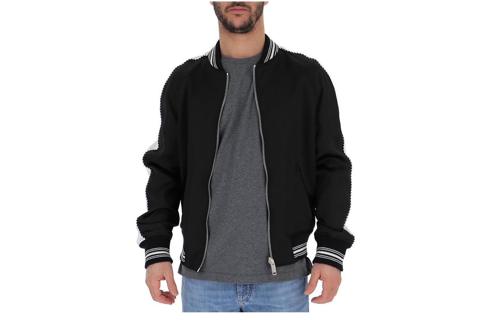 Givenchy Embroidered Pattern Full-Zip Jacket BM008111F6-001