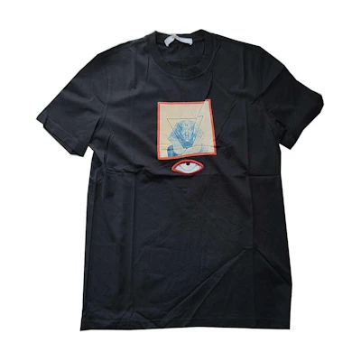 GIVENCHY Eye Embroidered Crewneck Short Sleeve T-Shirt Men’s Black 17J7161651-001