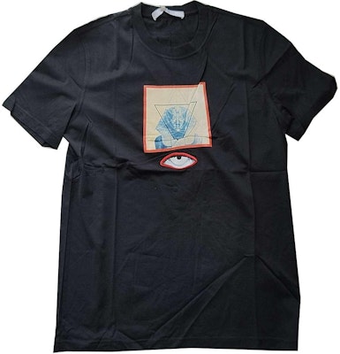 紀梵希刺繡眼睛短袖圓領T恤 男款 黑色 17J7161651-001 Order 紀梵希刺繡眼睛短袖圓領T恤 男款 黑色 17J7161651-001