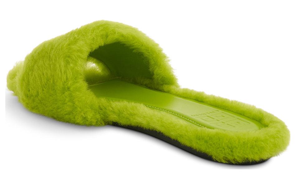 Givenchy Flat Mule '4G - Citrus Green Shearling' 圖 3