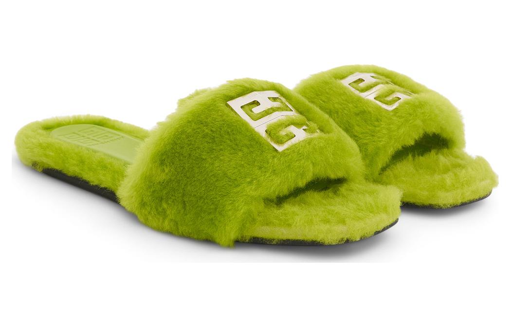Givenchy Flat Mule '4G - Citrus Green Shearling' 圖 4