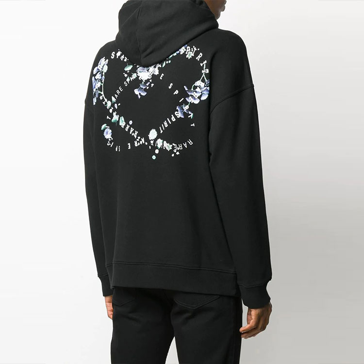GIVENCHY Floral Logo Hoodie Black Long Sleeve. BMJ06730AF-001 圖 5