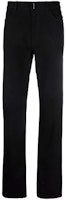Givenchy FW21 Black Mid-Rise Straight-Leg Jeans BM50Y750LS-001 Givenchy FW21 Black Mid-Rise Straight-Leg Jeans BM50Y750LS-001