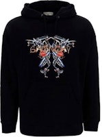 Givenchy FW21 Black Oversized Printed Hoodie Pullover. BMJ09J30AF-001 Givenchy FW21 Black Oversized Printed Hoodie Pullover. BMJ09J30AF-001