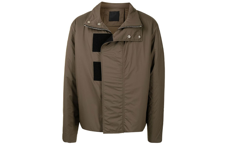 Givenchy FW21 Front Fastener Padded Jacket Men’s Green Brown BM00R013Q1-313