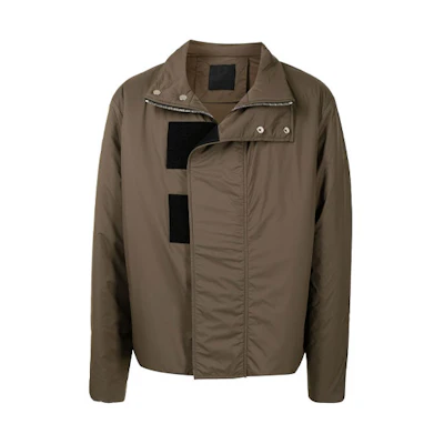 Givenchy FW21 Front Fastener Padded Jacket Men’s Green Brown BM00R013Q1-313
