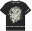 Lookbook Givenchy FW21 Gothic Print Loose Fit Black T-Shirt BM71663Y6B-001