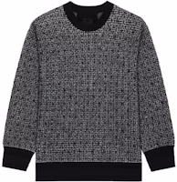 GIVENCHY FW21 Logo Print Crewneck Sweater Black. BM90H84Y9F-004 GIVENCHY FW21 Logo Print Crewneck Sweater Black. BM90H84Y9F-004