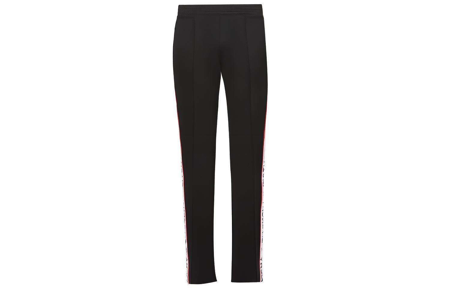 Givenchy FW21 Logo Tape Track Pants Black BM501H300B-001