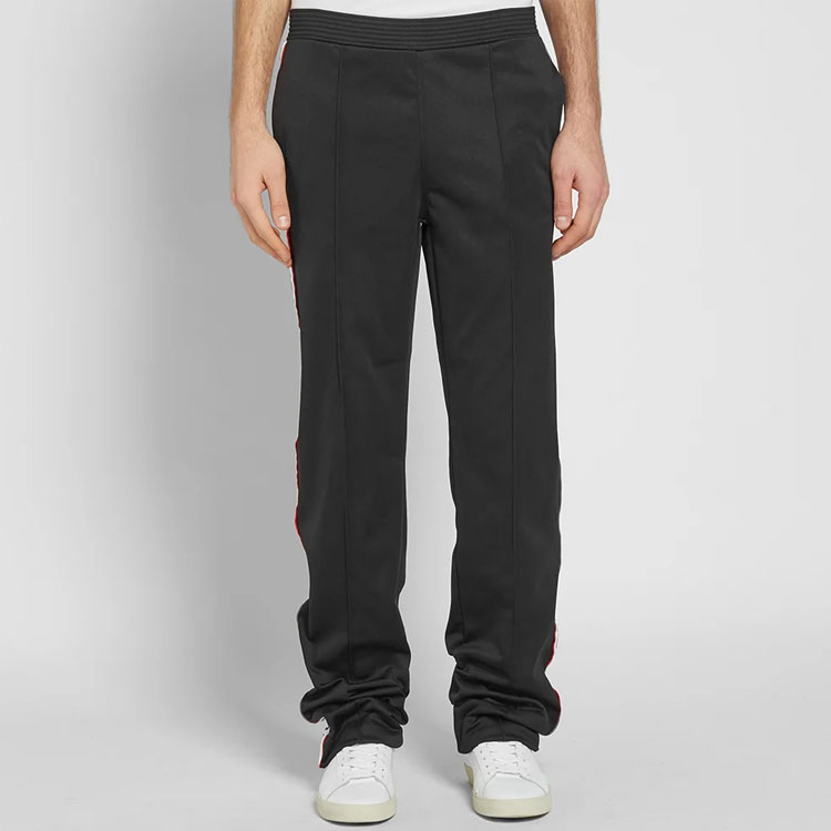 Purchase 纪梵希 FW21 黑色标志胶带运动裤 BM501H300B-001