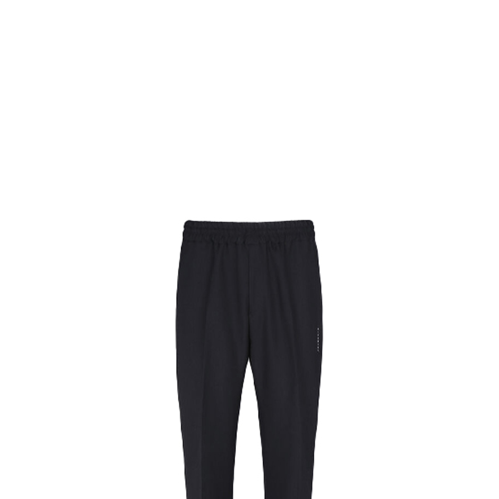 Cheap 지방시 FW21 슬림핏 라이트울 바지 블랙. BM508L1005-001