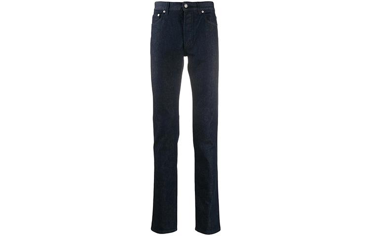 Givenchy FW21 Slim Fit Solid Color Blue Jeans. BM50EX50C5-410