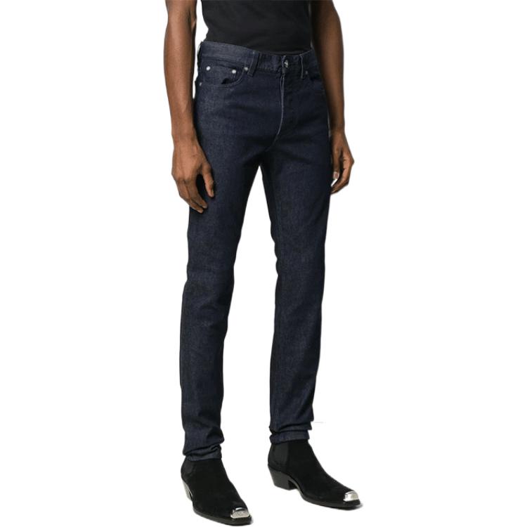 Purchase Givenchy Celana Jeans Slim Fit Warna Solid Biru FW21. BM50EX50C5-410