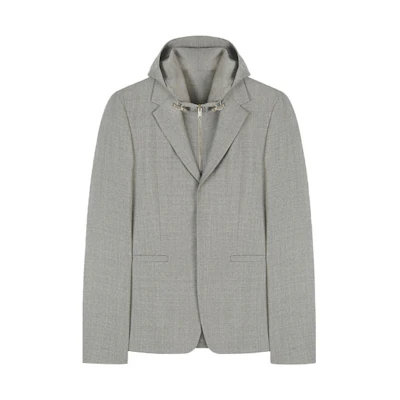 Givenchy FW21 Solid Color Wool Long Sleeve Jacket - BM30AU13P4-067