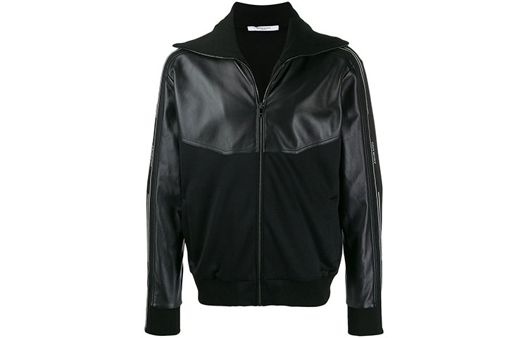 Givenchy FW21 Solid Color Zip-Up Jacket Black BMJ03F30AE-001