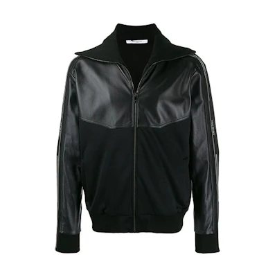 Givenchy FW21 Solid Color Zip-Up Jacket Black BMJ03F30AE-001