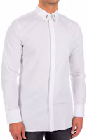 Purchase Givenchy FW21 Baju Lengan Panjang Putih dengan Logo Klip Logam. BM60QK109F-100