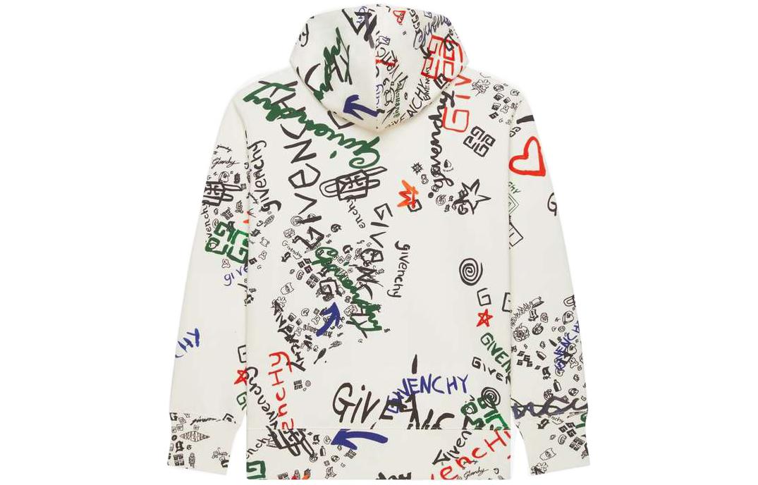 Lookbook 紀梵希 FW22 米色連帽衫 標誌字母圖案印花 BMJ0GK30W3-960