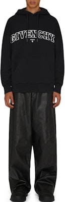 지방시 FW22 블랙 후드티 로고 프린트 및 드로스트링. BMJ0HC3Y8Q-001 Lookbook 지방시 FW22 블랙 후드티 로고 프린트 및 드로스트링. BMJ0HC3Y8Q-001