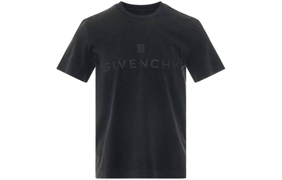 GIVENCHY FW22  Black Logo Print Crewneck T-Shirt. BM716G3Y7N-011 圖 2