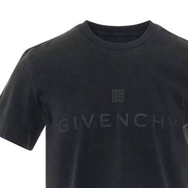 GIVENCHY FW22  Black Logo Print Crewneck T-Shirt. BM716G3Y7N-011 圖 8