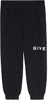 Givenchy FW22 Black Loose Knit Sweatpants with Letter Print. BM514M3YAC-001 Givenchy FW22 Black Loose Knit Sweatpants with Letter Print. BM514M3YAC-001