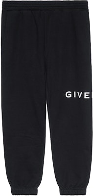 Givenchy FW22 Black Loose Knit Sweatpants with Letter Print. BM514M3YAC-001 Buy Givenchy FW22 Black Loose Knit Sweatpants with Letter Print. BM514M3YAC-001