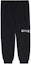 Order Givenchy FW22 Black Loose Knit Sweatpants with Letter Print. BM514M3YAC-001