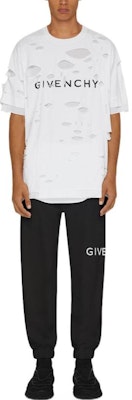 Givenchy FW22 Black Loose Knit Sweatpants with Letter Print. BM514M3YAC-001 Shop Givenchy FW22 Black Loose Knit Sweatpants with Letter Print. BM514M3YAC-001