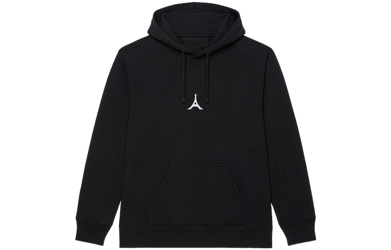 Order GIVENCHY FW22  Black Pullover Sweatshirt with Chest Graphic Print BMJ0HC3Y88-001