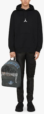 GIVENCHY FW22 Black Pullover Sweatshirt with Chest Graphic Print BMJ0HC3Y88-001 Lookbook GIVENCHY FW22 Black Pullover Sweatshirt with Chest Graphic Print BMJ0HC3Y88-001