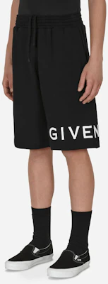 GIVENCHY FW22 Celana Pendek Hitam Logo Elastis Fit Santai. BM51363Y78-001 Shop GIVENCHY FW22 Celana Pendek Hitam Logo Elastis Fit Santai. BM51363Y78-001