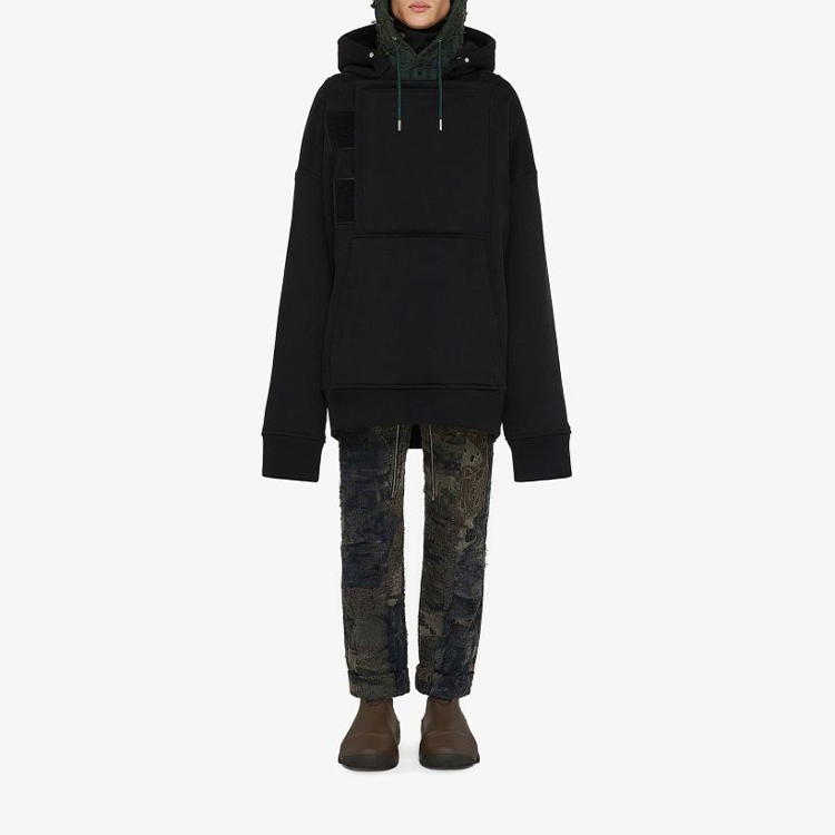 Lookbook 지방시 FW22 블랙 카모플라주 프린트 스트레이트 핏 데님 팬츠 BM50W250PD-001