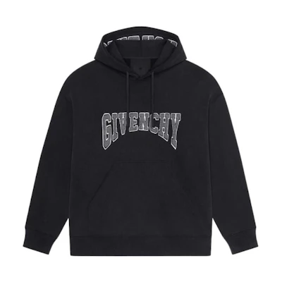 GIVENCHY FW22 Faded Black Logo Pullover Casual Loose Sweatshirt. BMJ0HC3Y7M-011