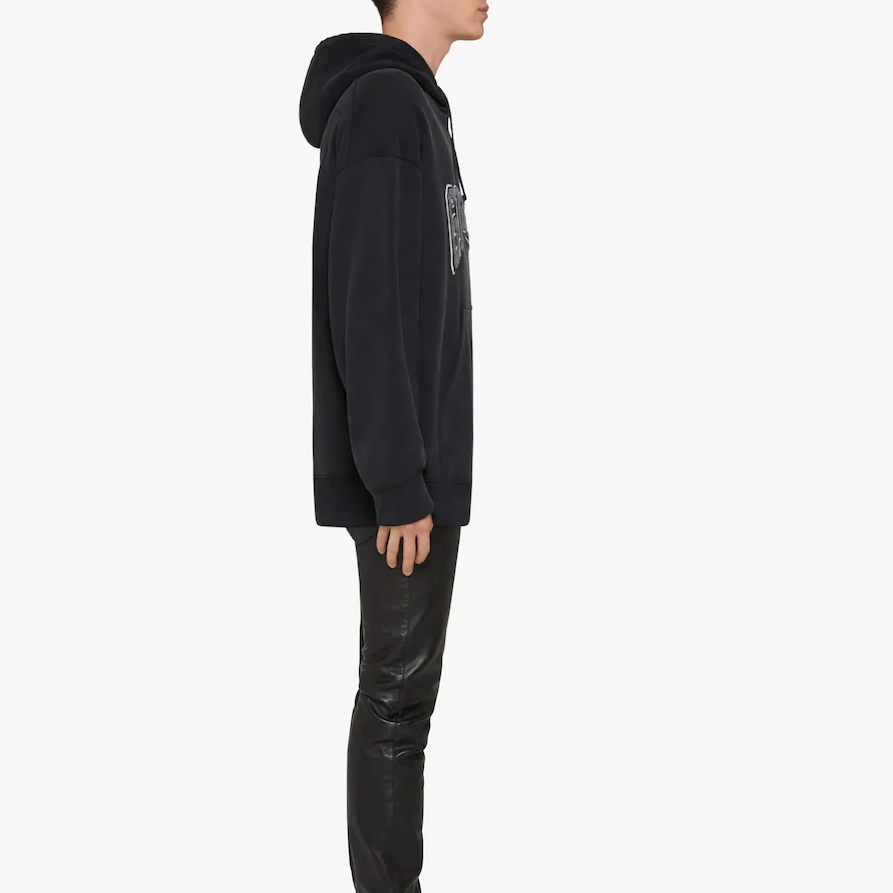 Purchase GIVENCHY FW22 漸層黑色Logo休閒寬鬆圓領長袖上衣. BMJ0HC3Y7M-011