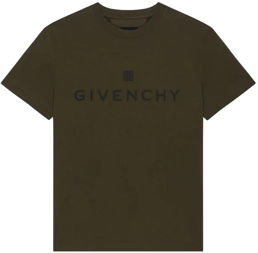 givenchy-fw-22-olive-green-logo-print-crewneck-t-shirt-bm-716-n3-y7-n-309