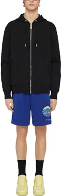 GIVENCHY FW22 Pantalones Cortos Casuales Oversized Color Sólido Azul Oceano BM51373Y78-426 Lookbook GIVENCHY FW22 Pantalones Cortos Casuales Oversized Color Sólido Azul Oceano BM51373Y78-426