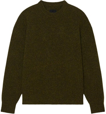Givenchy FW22 Solid Pullover V-Neck Sweater with Zipper - Dark Green. BM90KU4YC4-301 Buy Givenchy FW22 Solid Pullover V-Neck Sweater with Zipper - Dark Green. BM90KU4YC4-301