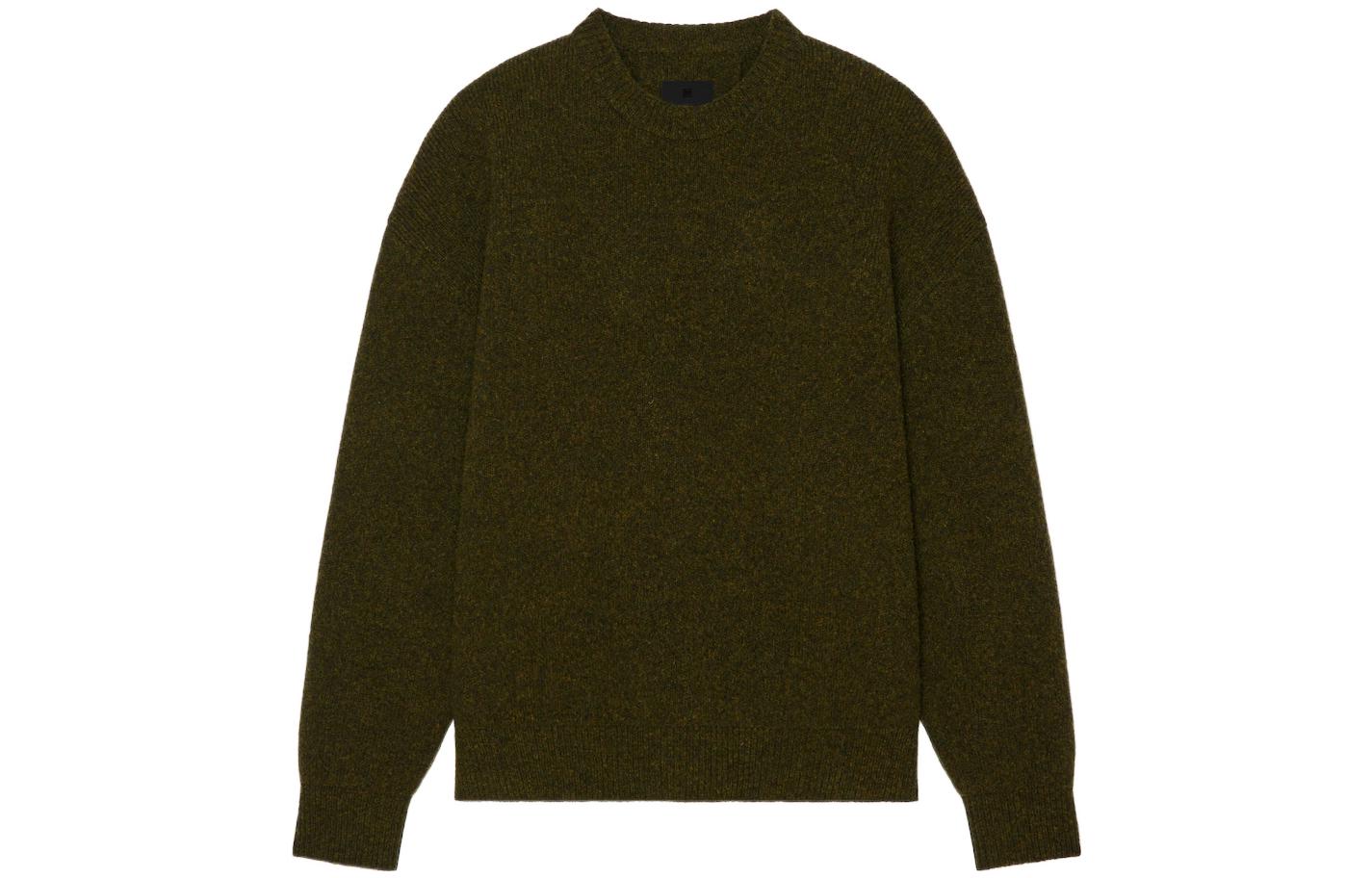 Order Givenchy 2022秋冬 深绿色V领拉链套头毛衣. BM90KU4YC4-301