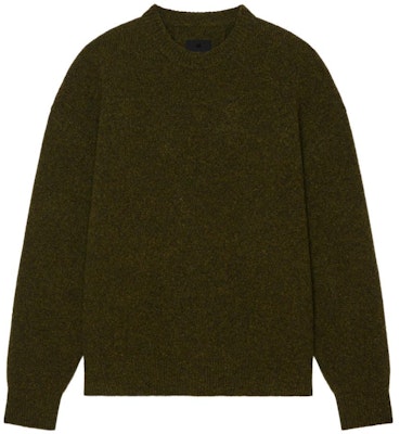 Givenchy FW22 Solid Pullover V-Neck Sweater with Zipper - Dark Green. BM90KU4YC4-301 Order Givenchy FW22 Solid Pullover V-Neck Sweater with Zipper - Dark Green. BM90KU4YC4-301