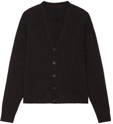 Cárdigan de Punto Cuello V con Cremallera Trasera Marrón Oscuro GIVENCHY FW22 BM90KV4YC4-200 Order Cárdigan de Punto Cuello V con Cremallera Trasera Marrón Oscuro GIVENCHY FW22 BM90KV4YC4-200