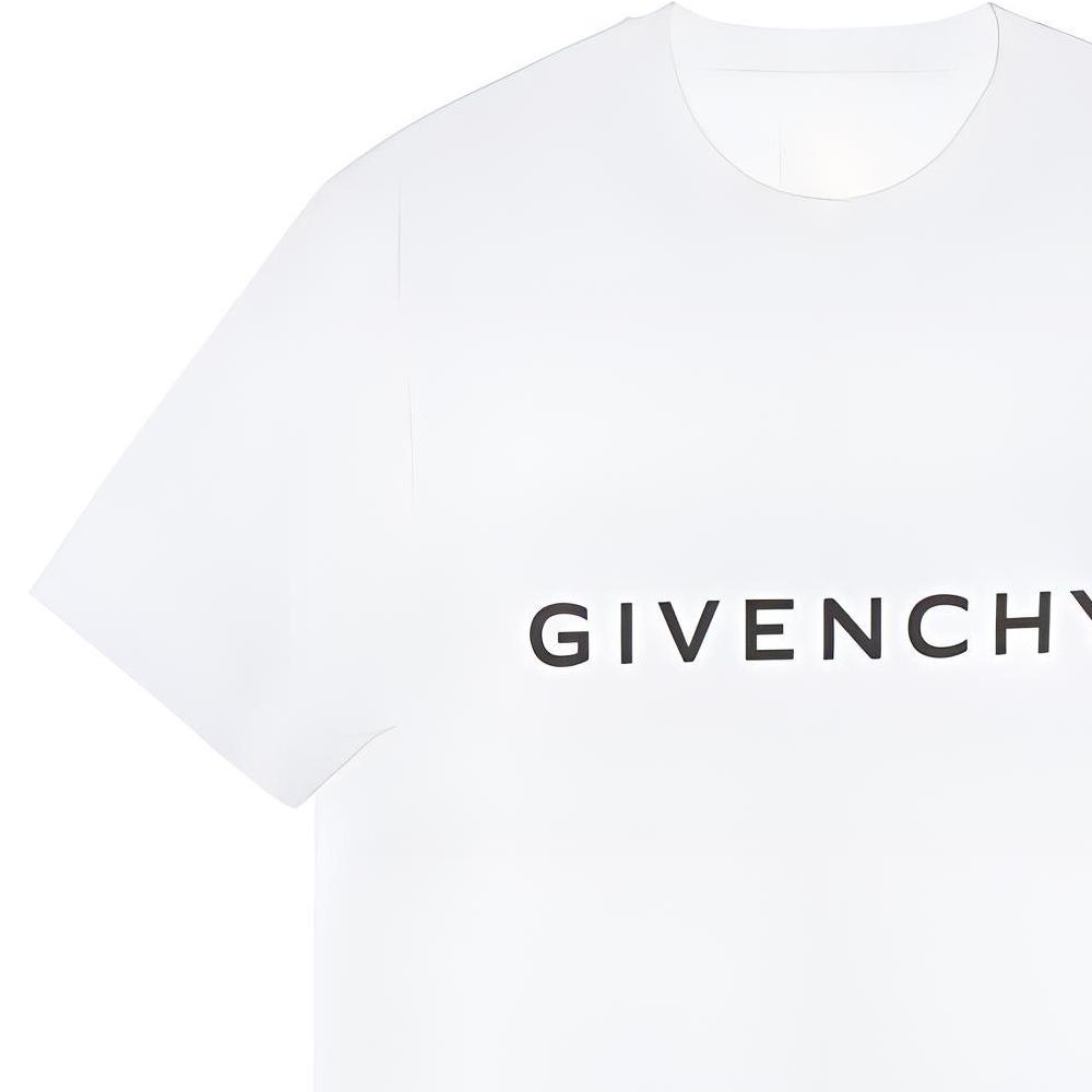 Sizing GIVENCHY FW22 Kaos Pendek Putih Logo Cetak. BM716G3YAC-100