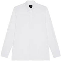 GIVENCHY FW22 White Solid Color Square Neck Long Sleeve Button Shirt. BM60PQ146X-100 GIVENCHY FW22 White Solid Color Square Neck Long Sleeve Button Shirt. BM60PQ146X-100