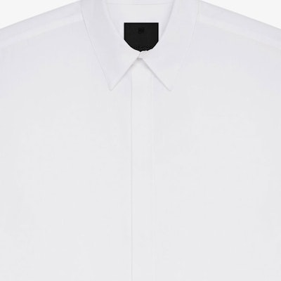 GIVENCHY FW22 Kemeja Putih Polos Lengan Panjang Leher Kotak Kancing. BM60PQ146X-100 Details for GIVENCHY FW22 Kemeja Putih Polos Lengan Panjang Leher Kotak Kancing. BM60PQ146X-100