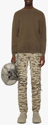 GIVENCHY FW22 Jeans Kuning Straight-Leg Distressed Stitch BM512W5Y3L-200 Lookbook GIVENCHY FW22 Jeans Kuning Straight-Leg Distressed Stitch BM512W5Y3L-200